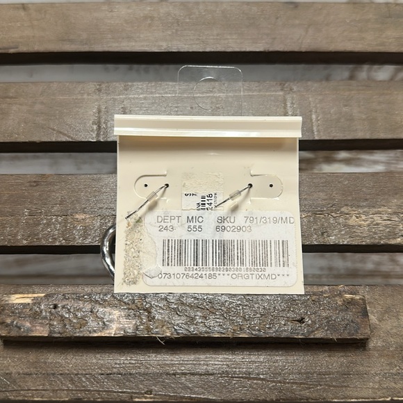 Dillards Sterling silver brand new oval rings drop connecting circle earring - Picture 5 of 5